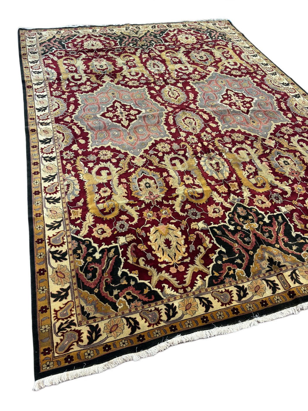Burgundy Imperial Traditional Wool Rug – 9’11” x 14’0”