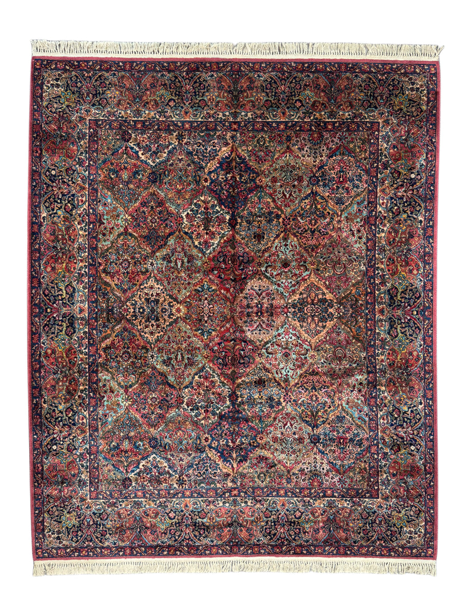 Multicolor Karastan Panel Kirman Rug – 8’7” x 10’7”