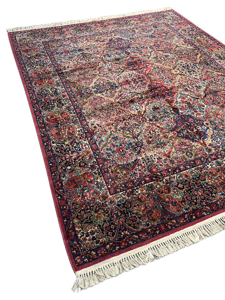 Multicolor Karastan Panel Kirman Rug – 8’7” x 10’7”