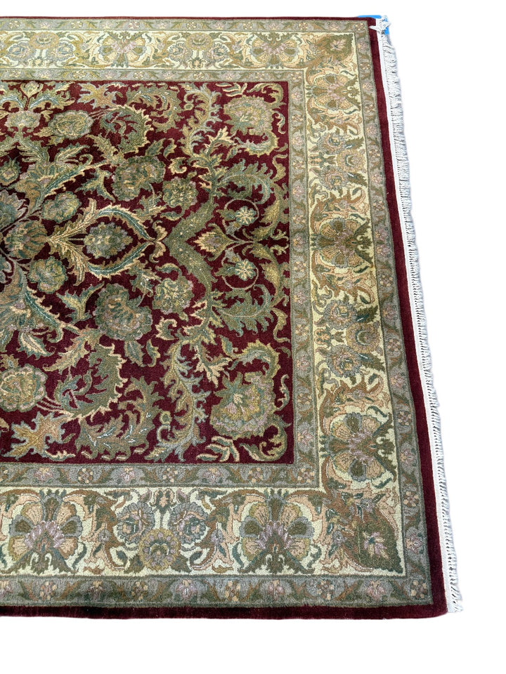 Burgundy Heritage Traditional Wool Rug – 8’1” x 10’0”