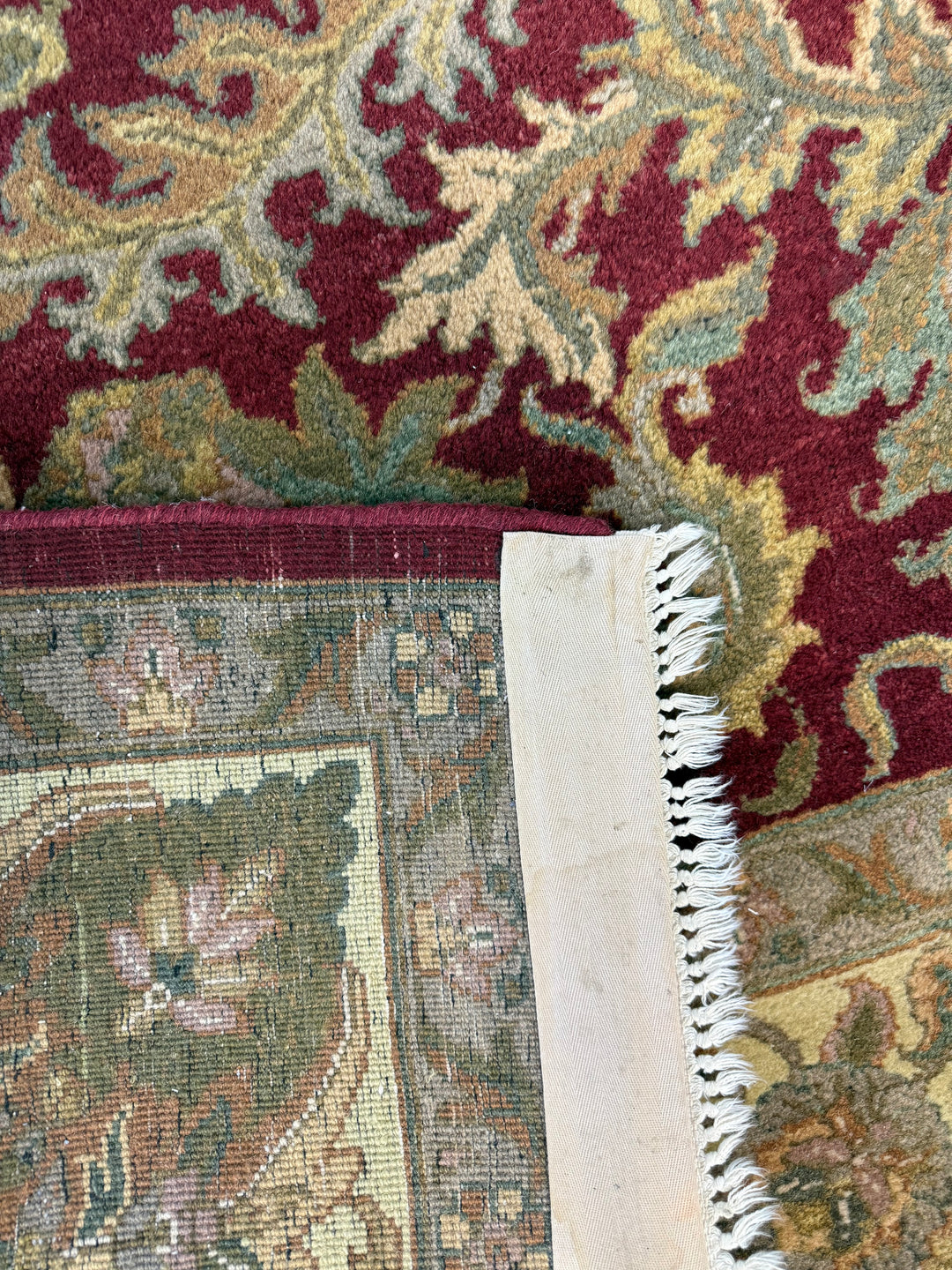 Burgundy Heritage Traditional Wool Rug – 8’1” x 10’0”