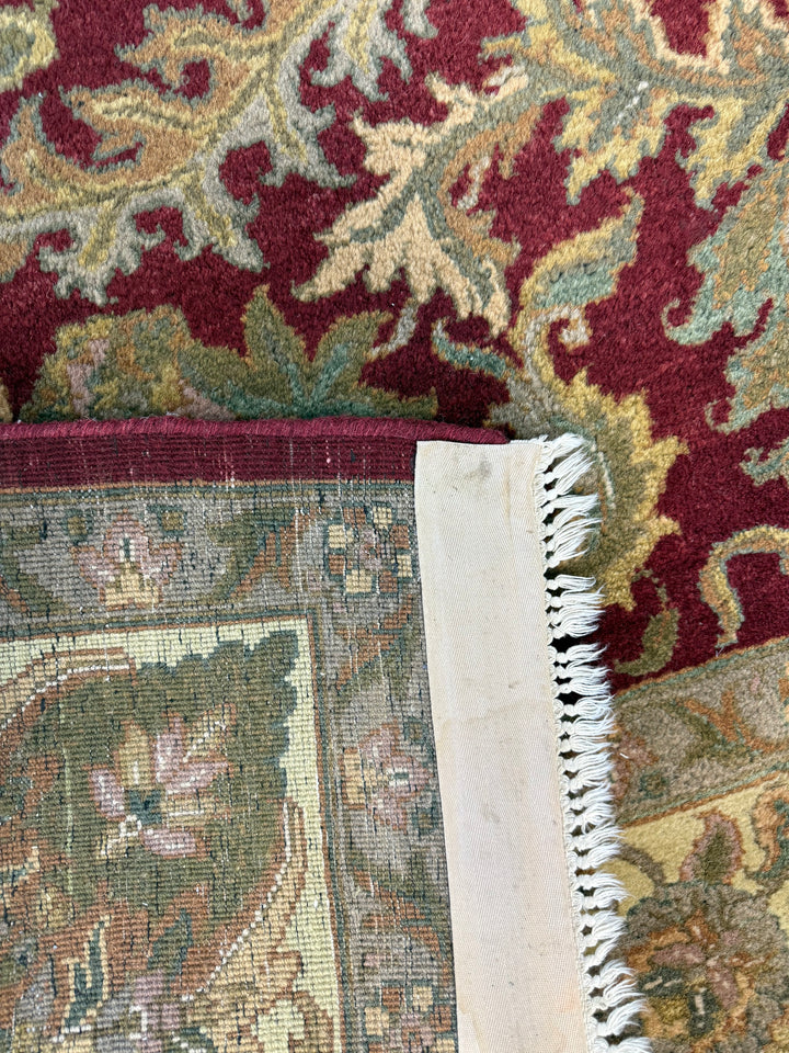 Burgundy Heritage Traditional Wool Rug – 8’1” x 10’0”