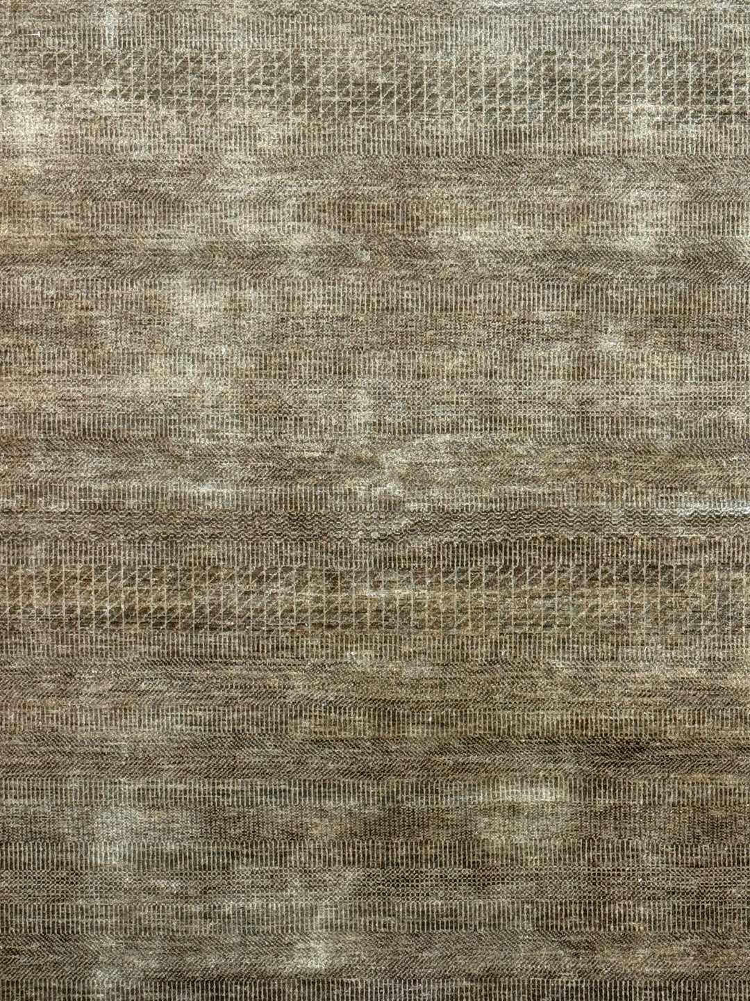 Soren – Taupe &amp; Mocha Textured Modern Rug – 5’0” x 6’10”