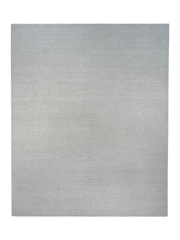 Ivory Whisper - Ivory White Textured Modern Rug – 8’1” x 10’0”
