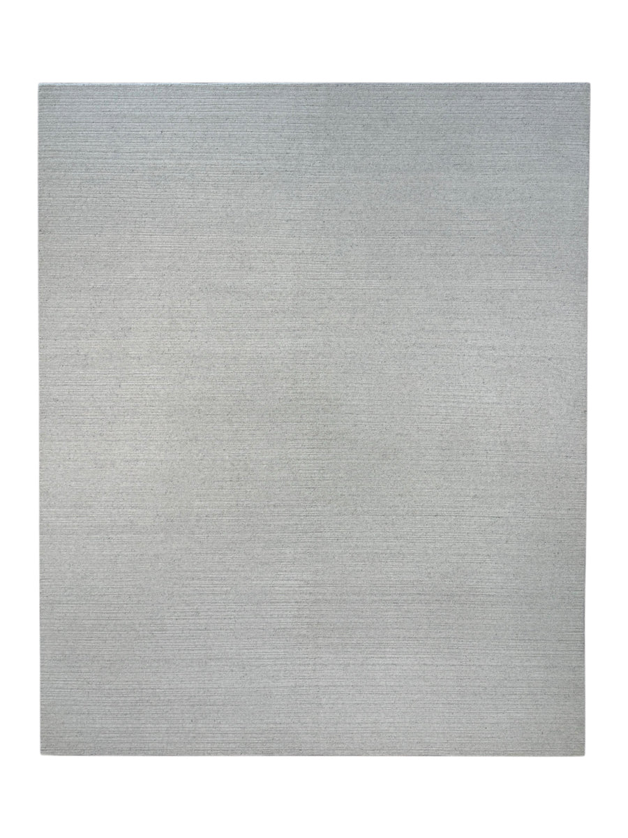 Ivory Whisper - Ivory White Textured Modern Rug – 8’1” x 10’0”