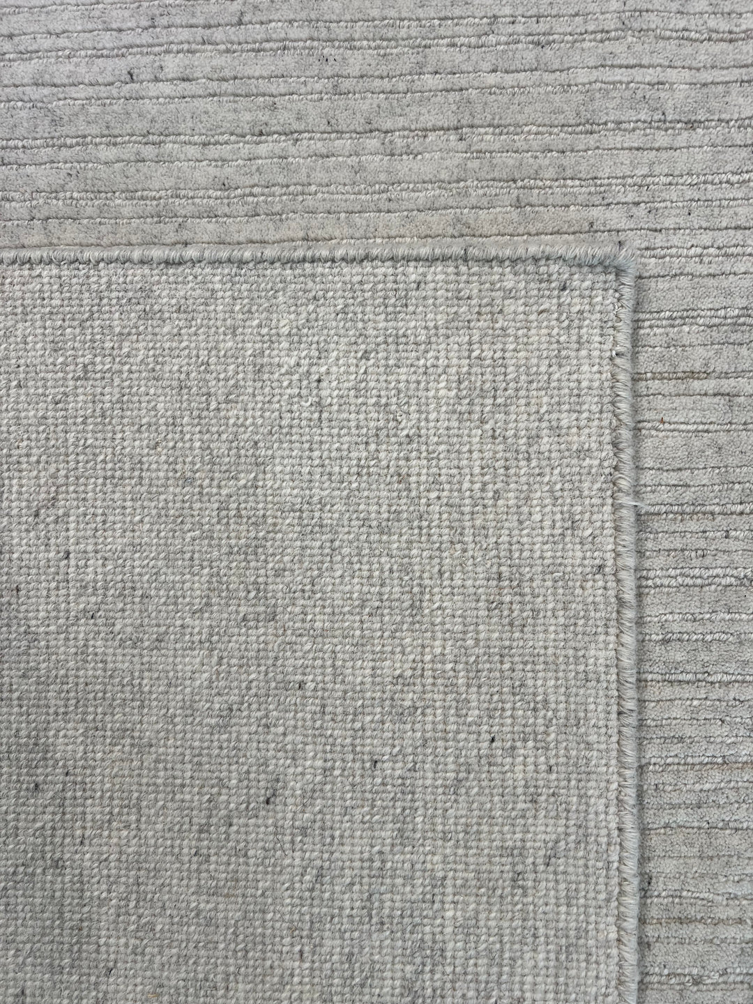 Ivory Whisper - Ivory White Textured Modern Rug – 8’1” x 10’0”