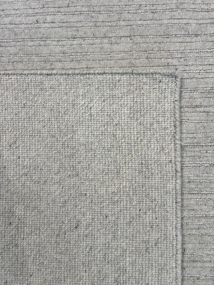 Ivory Whisper - Ivory White Textured Modern Rug – 8’1” x 10’0”