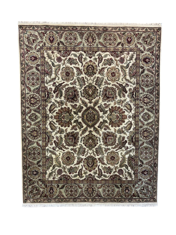 Ivory Botanical Wool Rug – 8’0” x 10’3”