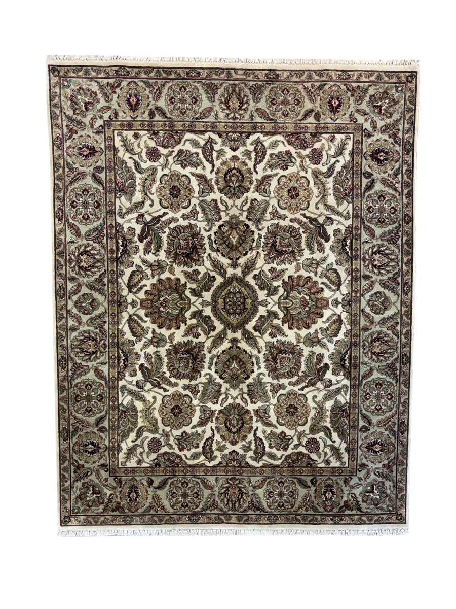 Ivory Botanical Wool Rug – 8’0” x 10’3”