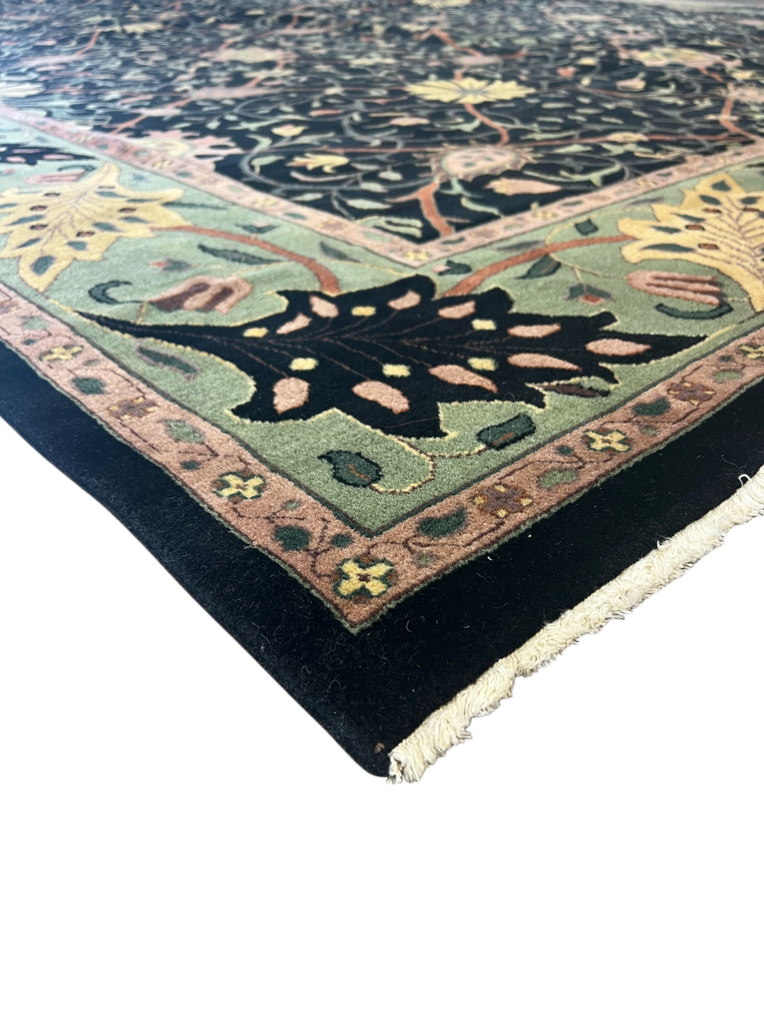 Midnight Garden Botanical Wool Rug – 9’11” x 13’7”