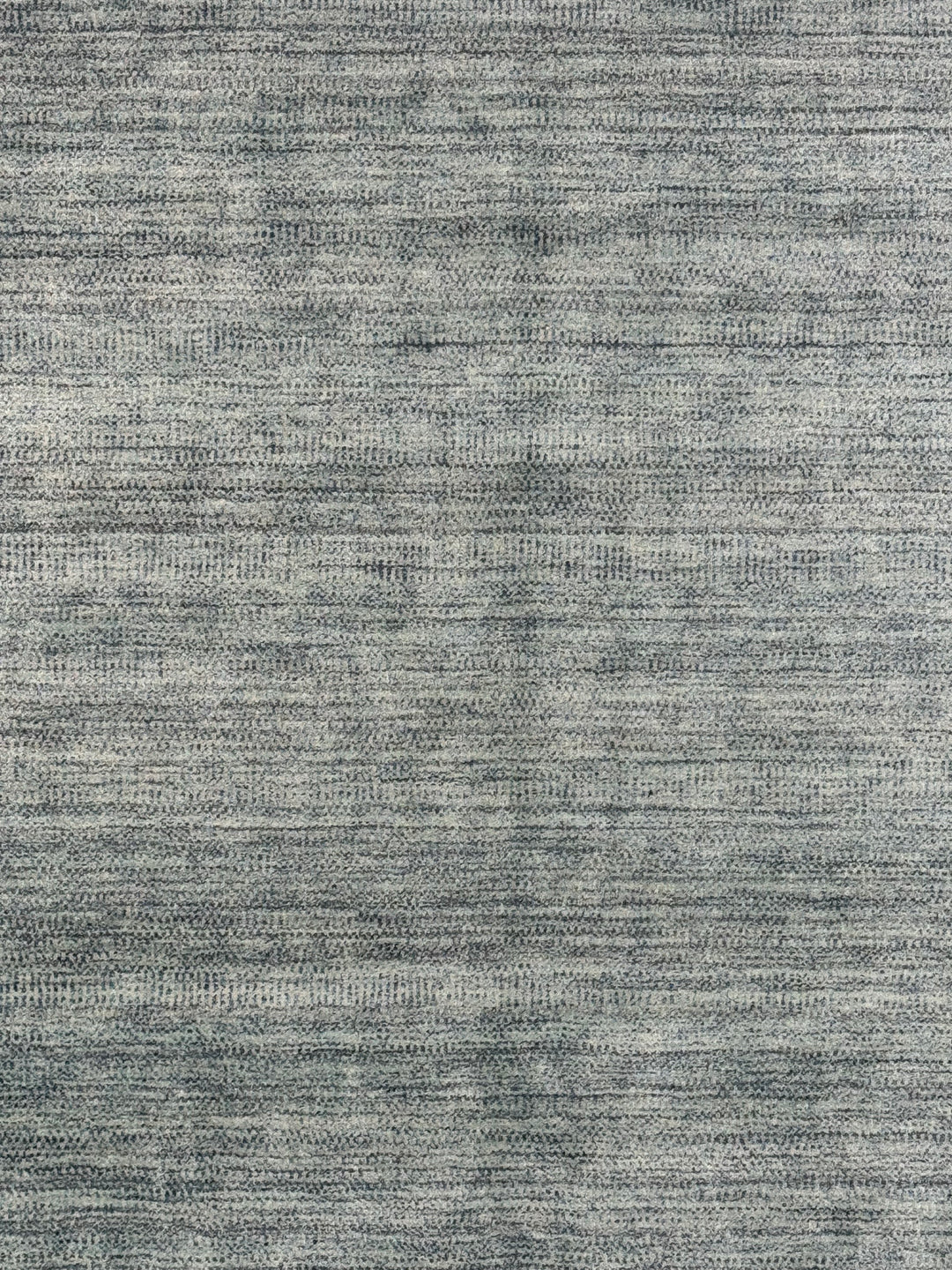 Silver Mist – Soft Blue &amp; Silver Gray Modern Textured Rug – 5’2” x 7’1”