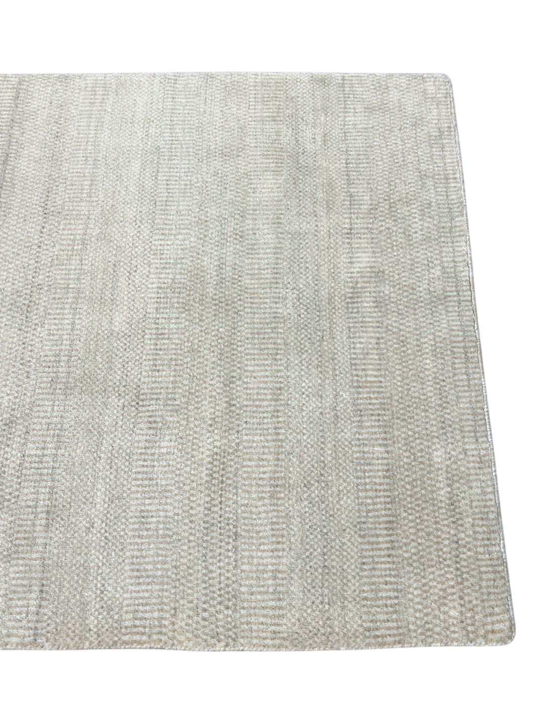 Ivory Dune – Ivory &amp; Light Beige Modern Textured Rug – 3’0” x 5’0”