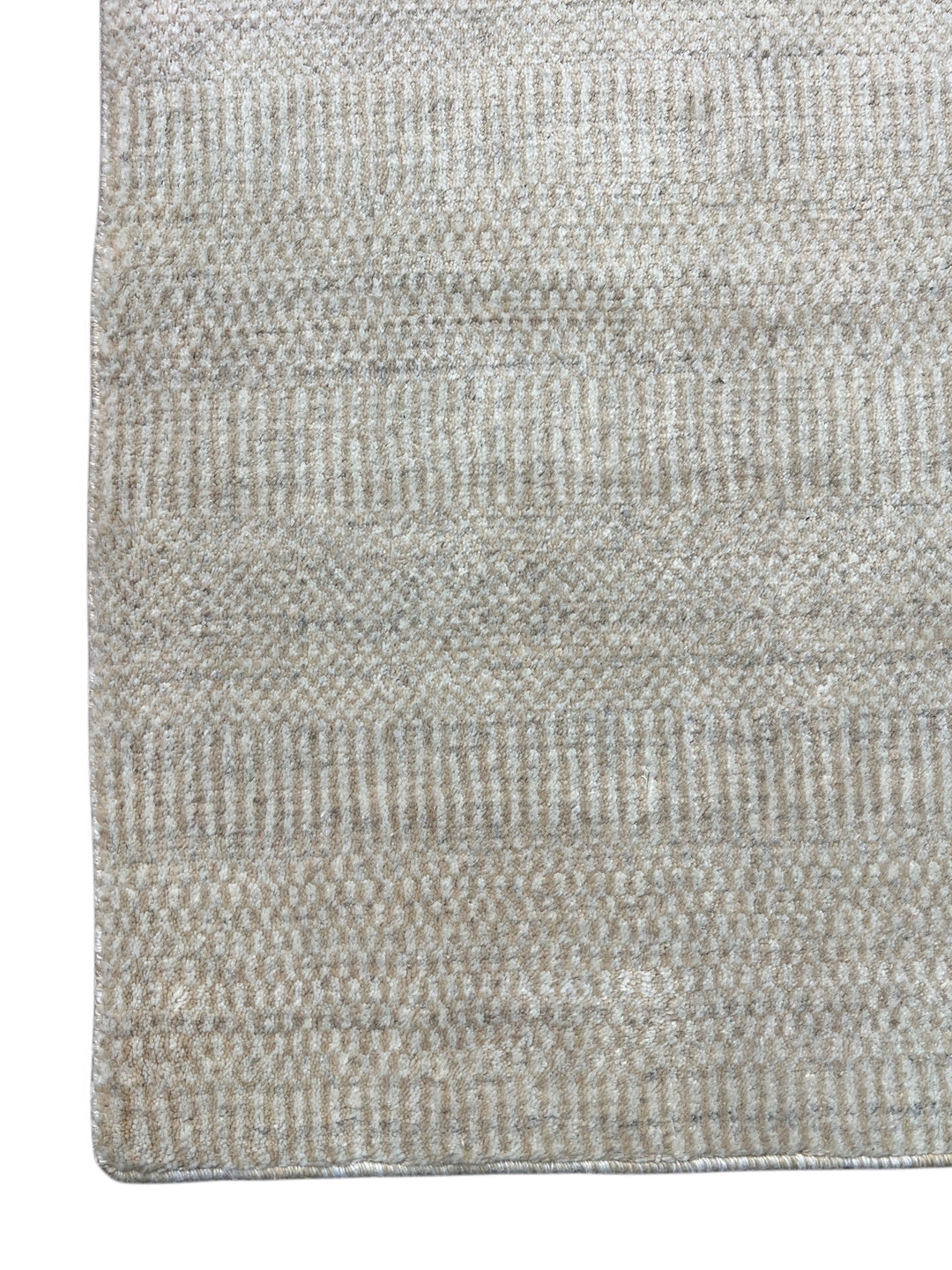 Ivory Dune – Ivory &amp; Light Beige Modern Textured Rug – 3’0” x 5’0”