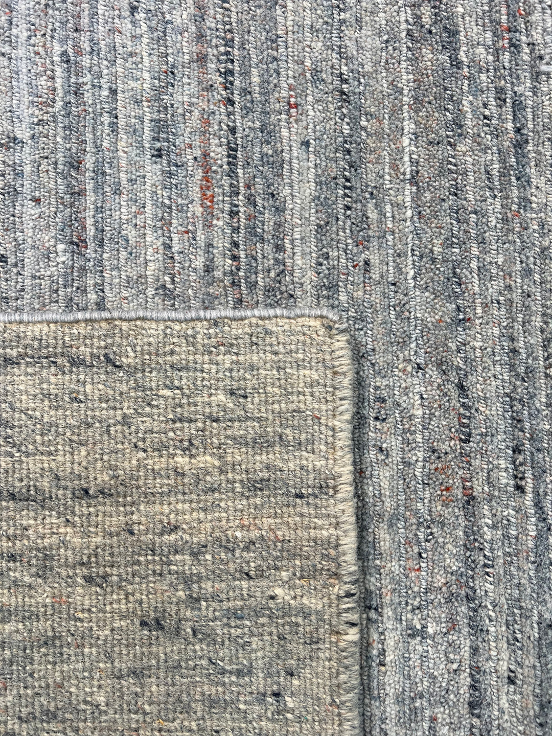 Brume - Silver Grey &amp; Mist Blue Textured Modern Rug – 5’9” x 9’10”
