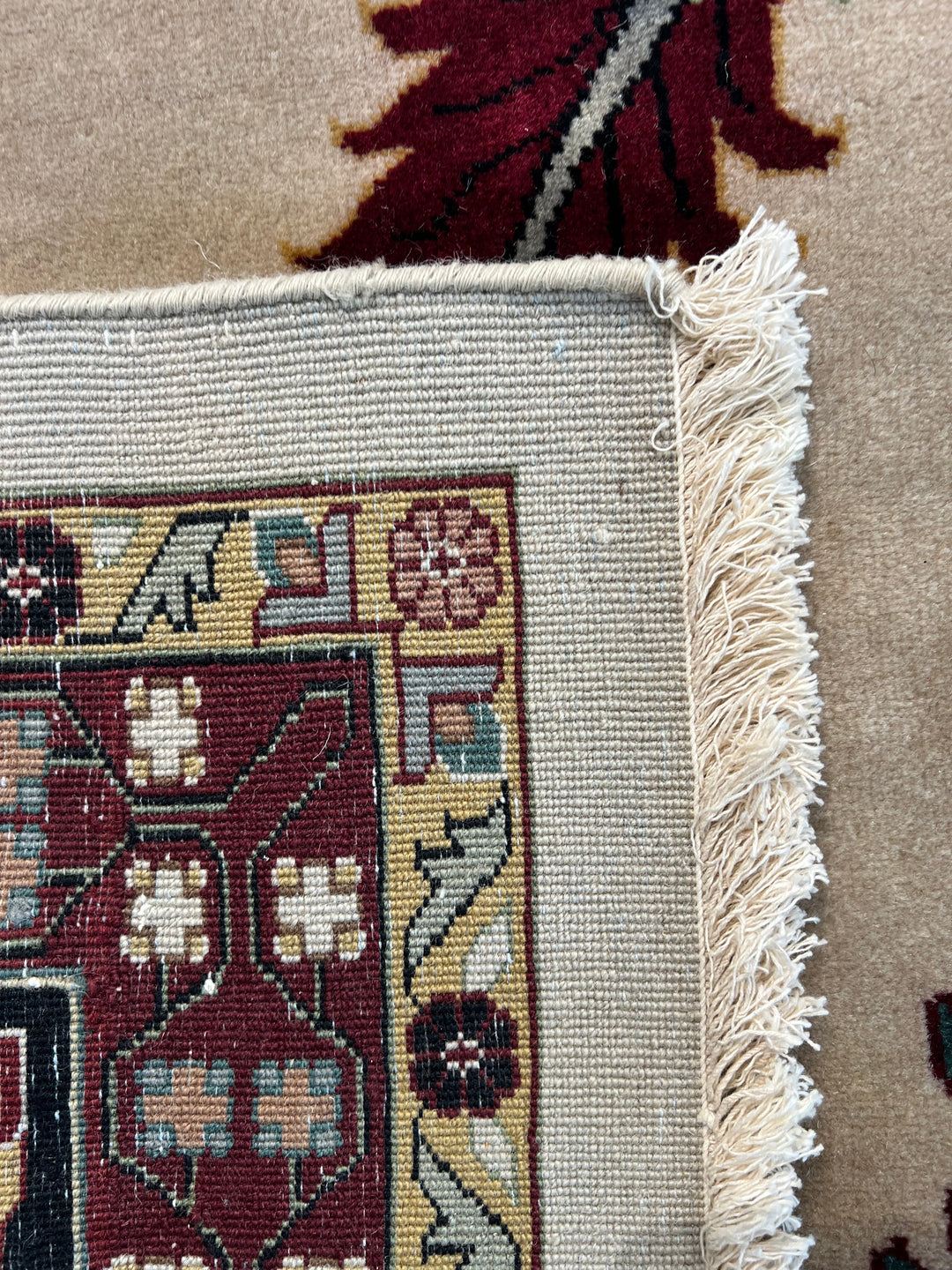 Noir Botanica – Ivory &amp; Black Floral Traditional Style Rug | 11’10” × 15’4”