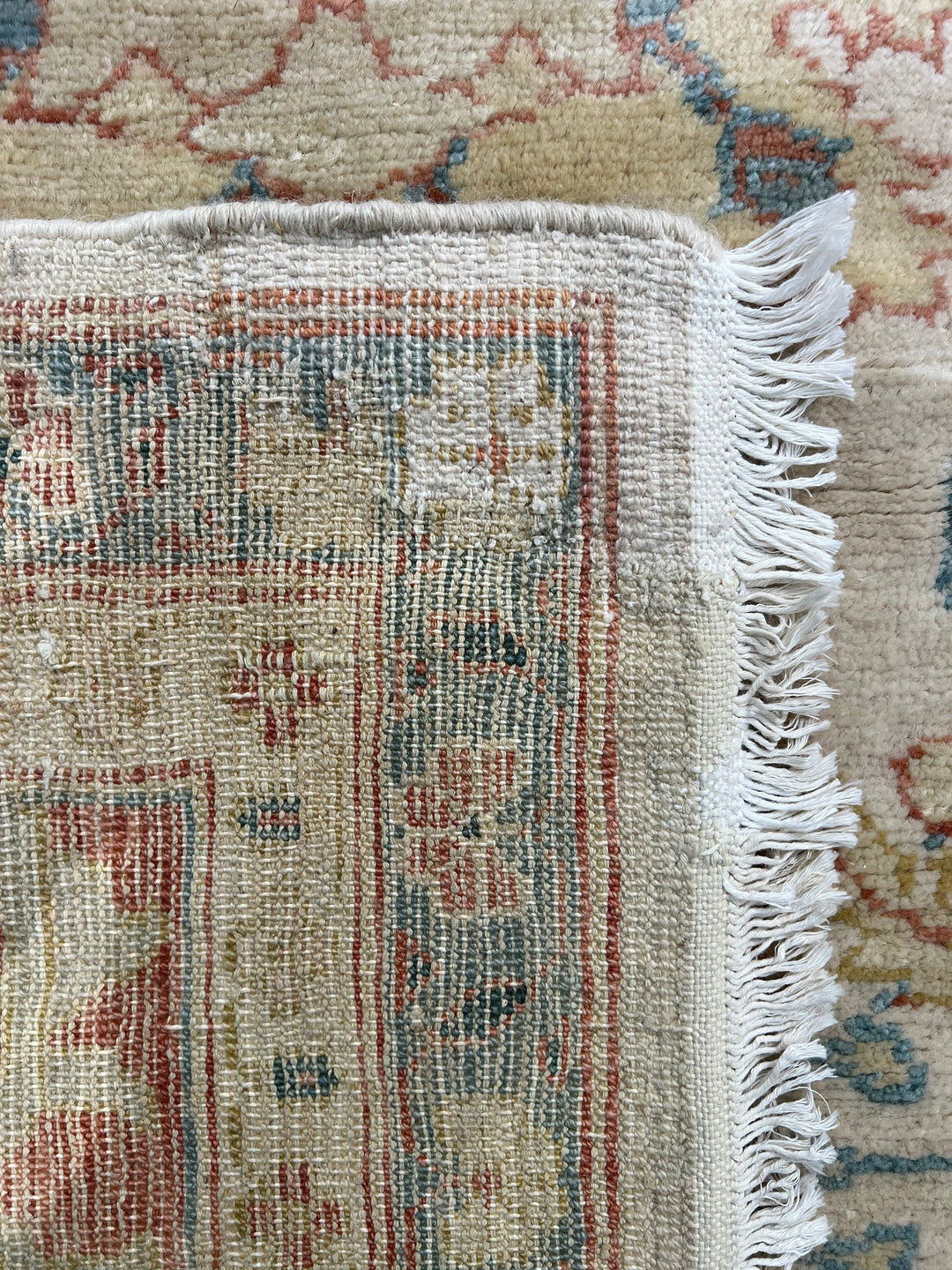Celestial Bloom – Soft Blue &amp; Terracotta Floral Rug | 12’3” × 17’9”