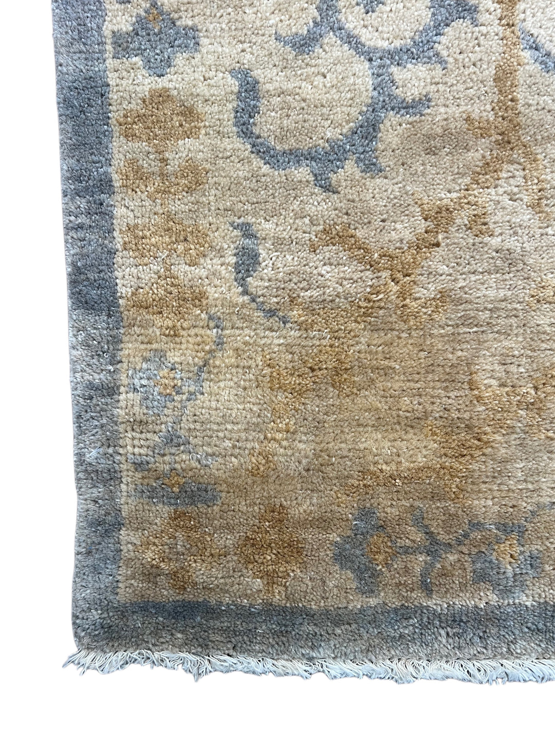 Kyoto Whisper – Soft Blue, Champagne &amp; Beige Ninja Motif Rug | 11’8” × 15’10”