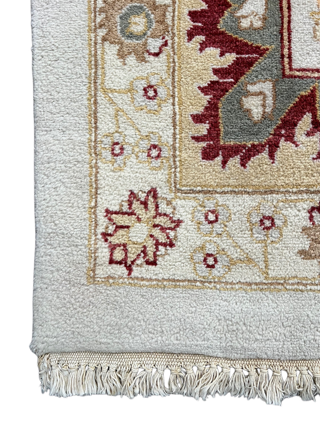 Ivory Solstice – Soft Ivory &amp; Beige Traditional Floral Rug | 12’0” × 18’4”