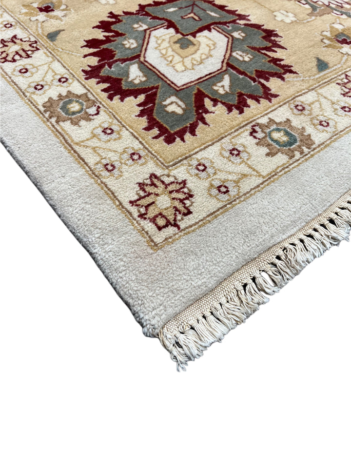 Ivory Solstice – Soft Ivory &amp; Beige Traditional Floral Rug | 12’0” × 18’4”