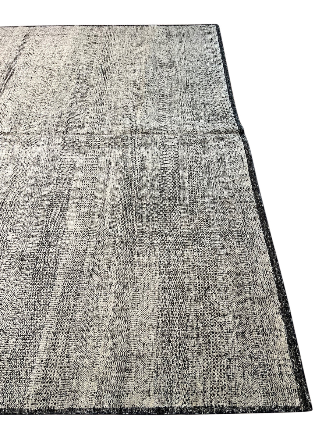 Graphite Weave – Silver Grey &amp; Charcoal Textured Modern Rug | 12’7” × 15’1”