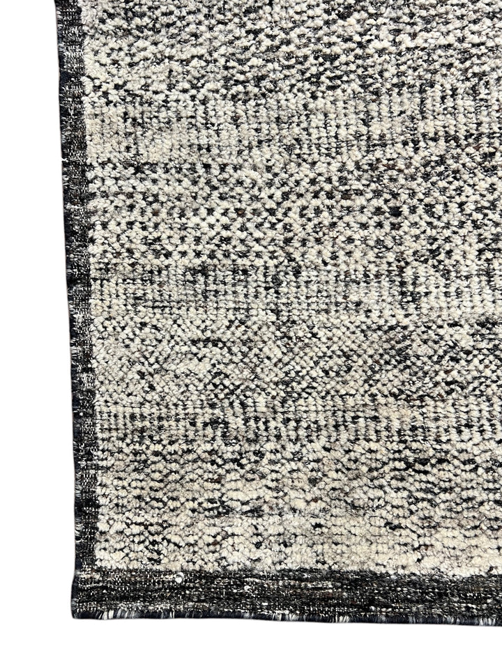 Graphite Weave – Silver Grey &amp; Charcoal Textured Modern Rug | 12’7” × 15’1”